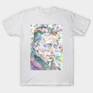 ALBERT CAMUS watercolor portrait .4 T-Shirt